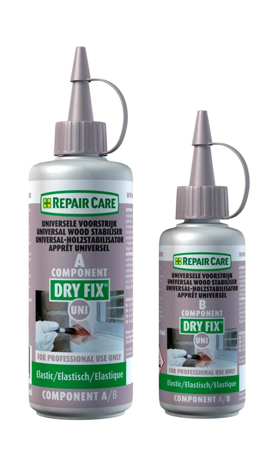 Repair Care 2010105 Dry Fix Elastische voorstrijk - transparant - 40+80ml