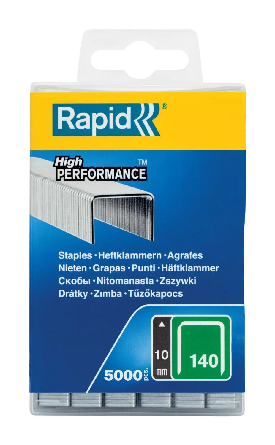 Rapid 163874 Agrafes en fil plat n°140/10 mm-image