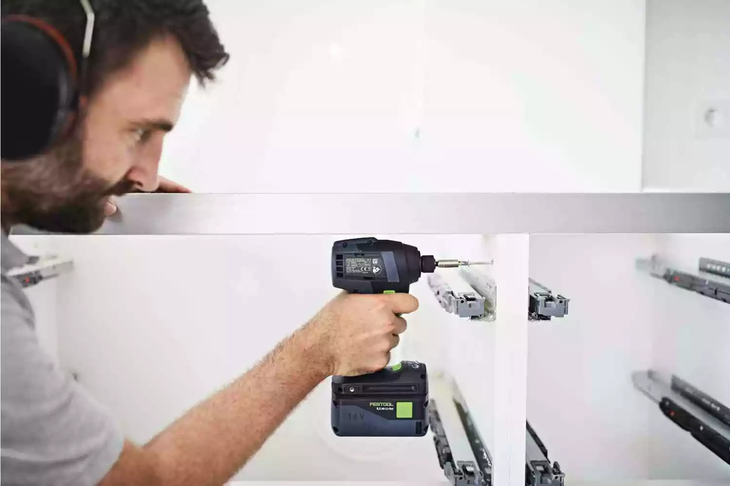 Festool TID 18 HPC 4,0 I-Set T18 18V Li-Ion accu combiset (2x 4,0Ah) in systainer-image