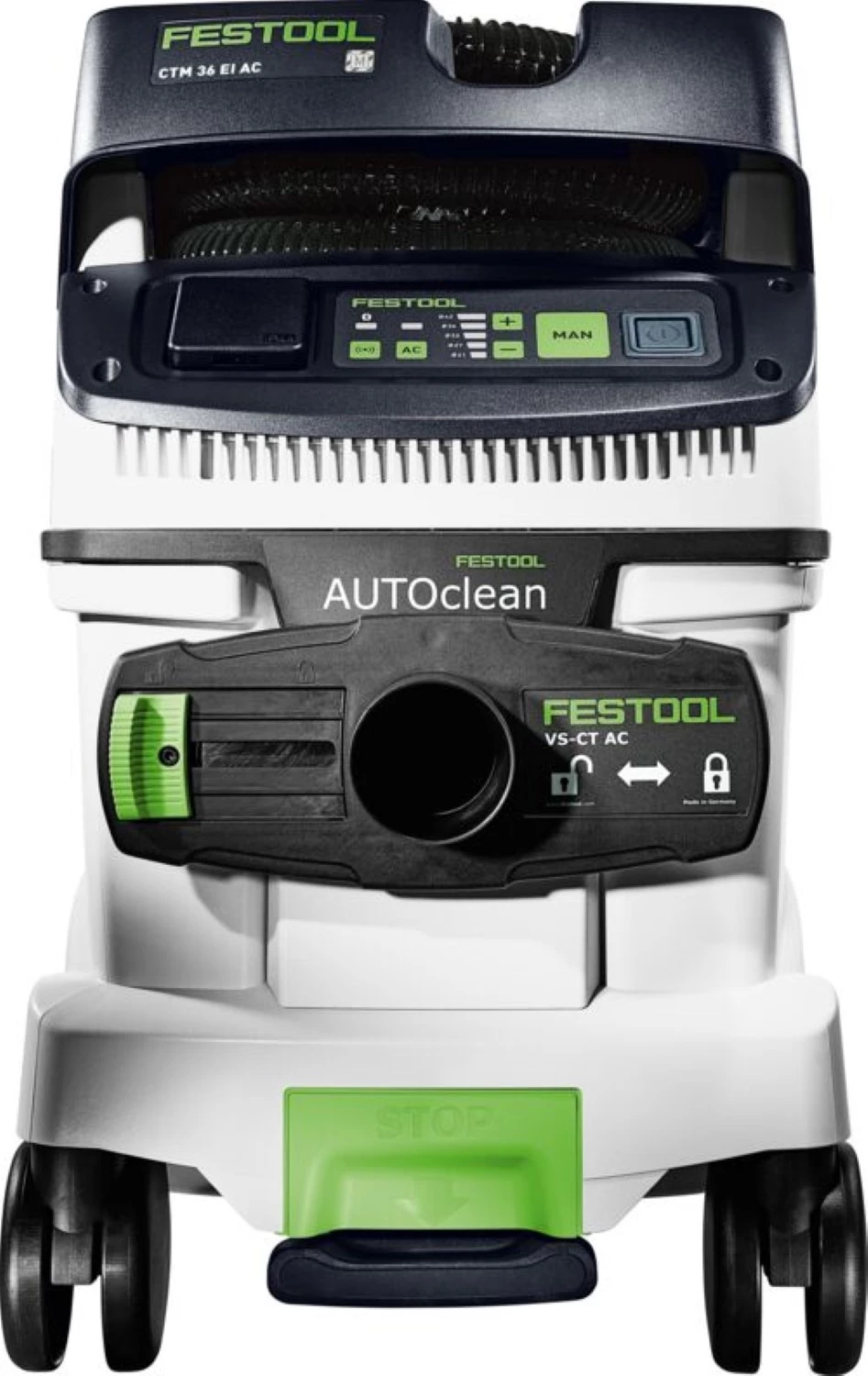 Festool CTM 36 EI AC-LHS Aspirateur de chantier - 1200 W - classe M - 36 L-image