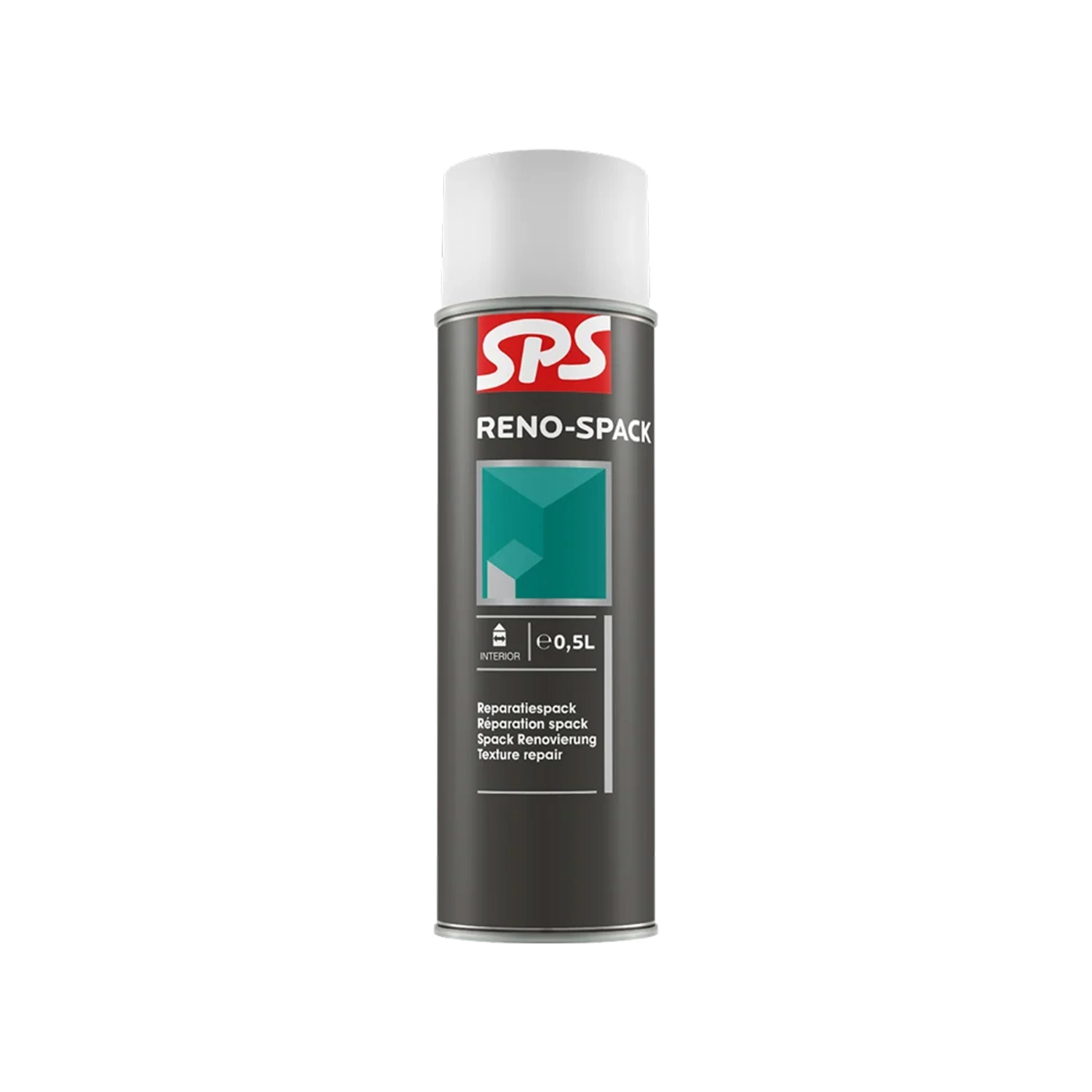 SPS Reno-Spack Structuur reparatiemiddel voor binnen - wit - 500ml