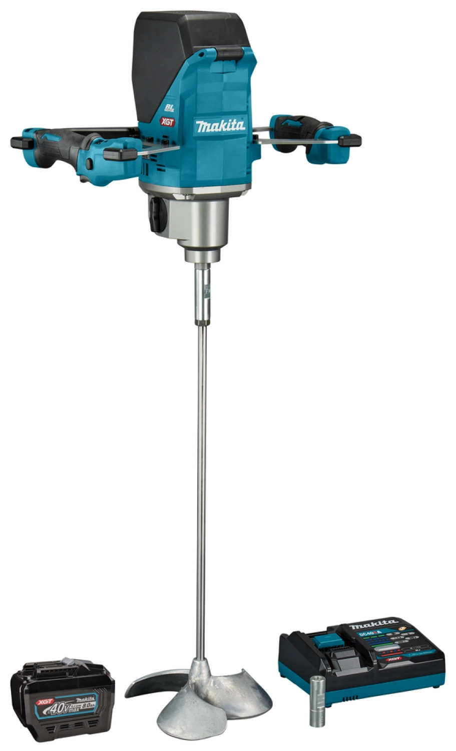 Makita UT001GL1NL1 XGT 40V Max Li-Ion accu Menger, 8,0 Ah met snellader en menggarde-image