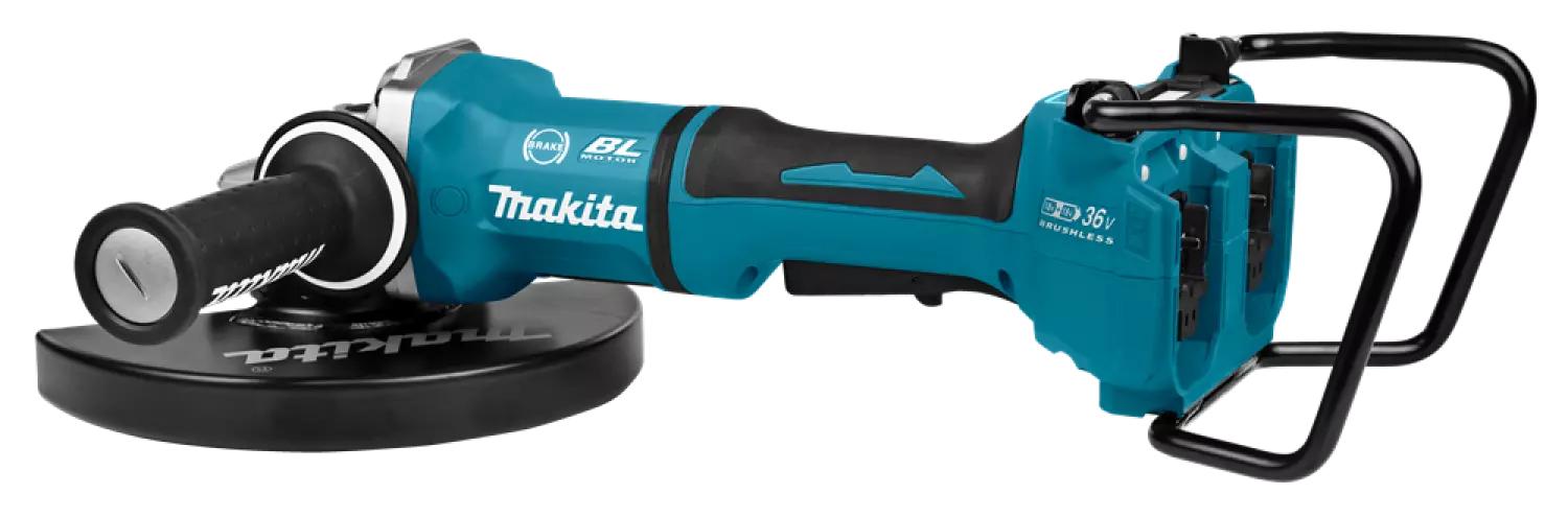 Makita DGA901ZKU1 36V (2x18V) Li-Ion Accu Haakse slijper body in koffer - 230mm-image
