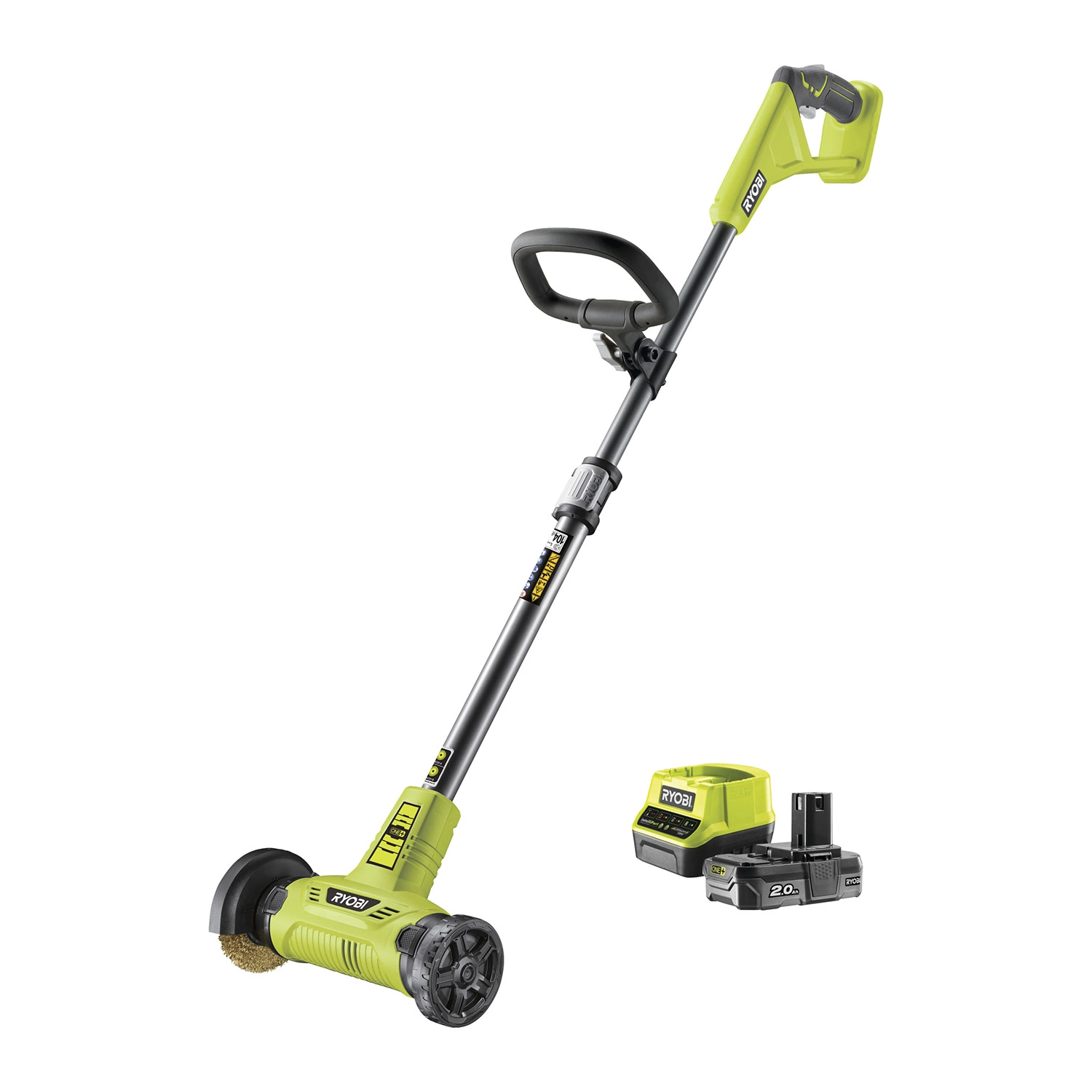 Ryobi RY18PCA-120 One+ 18V Li-Ion accu onkruidborstel set (1x 2.0Ah) - 5133004728-image