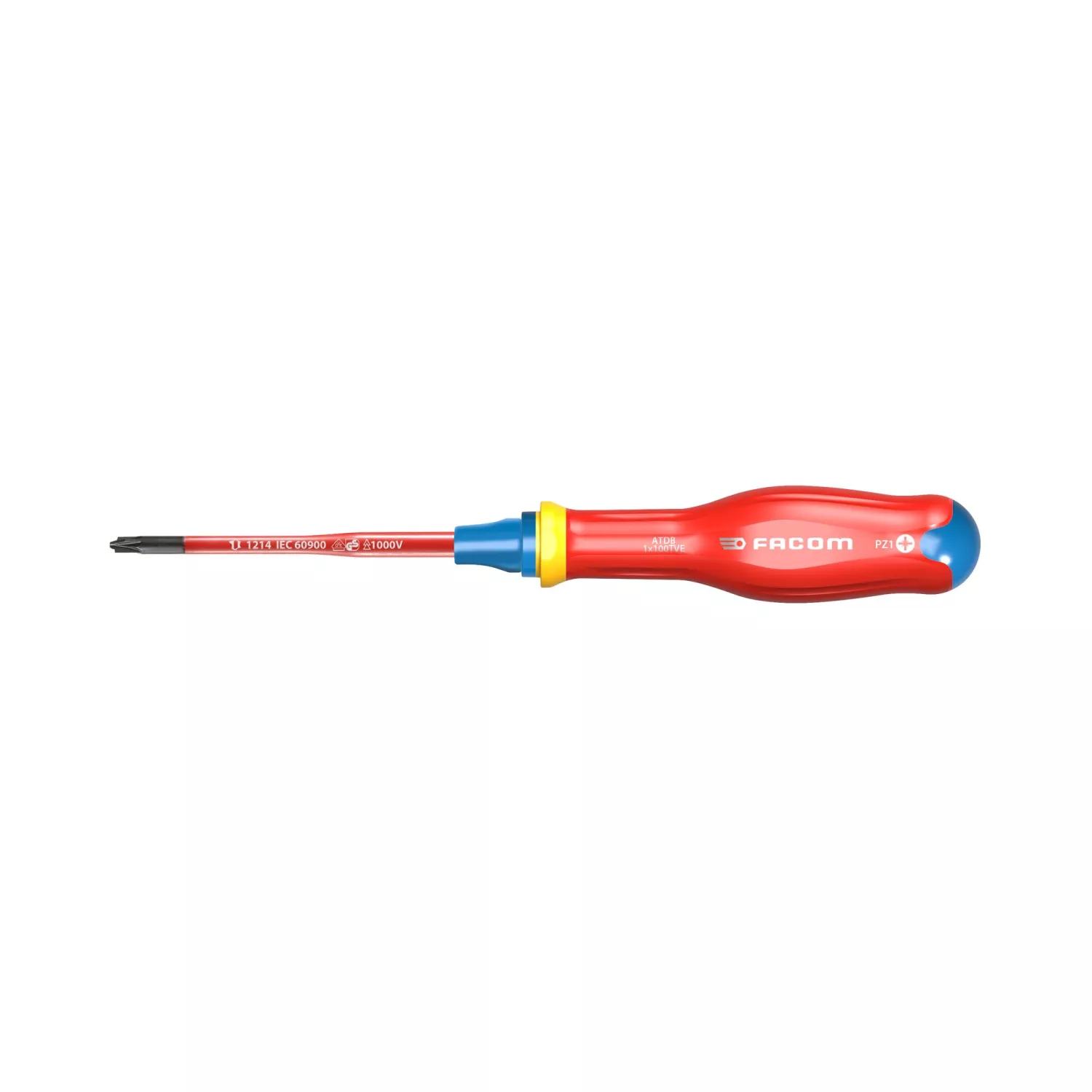 Facom ATDB1X100TVE Protwist Borneo VDE tournevis - PZ1 x 100 mm