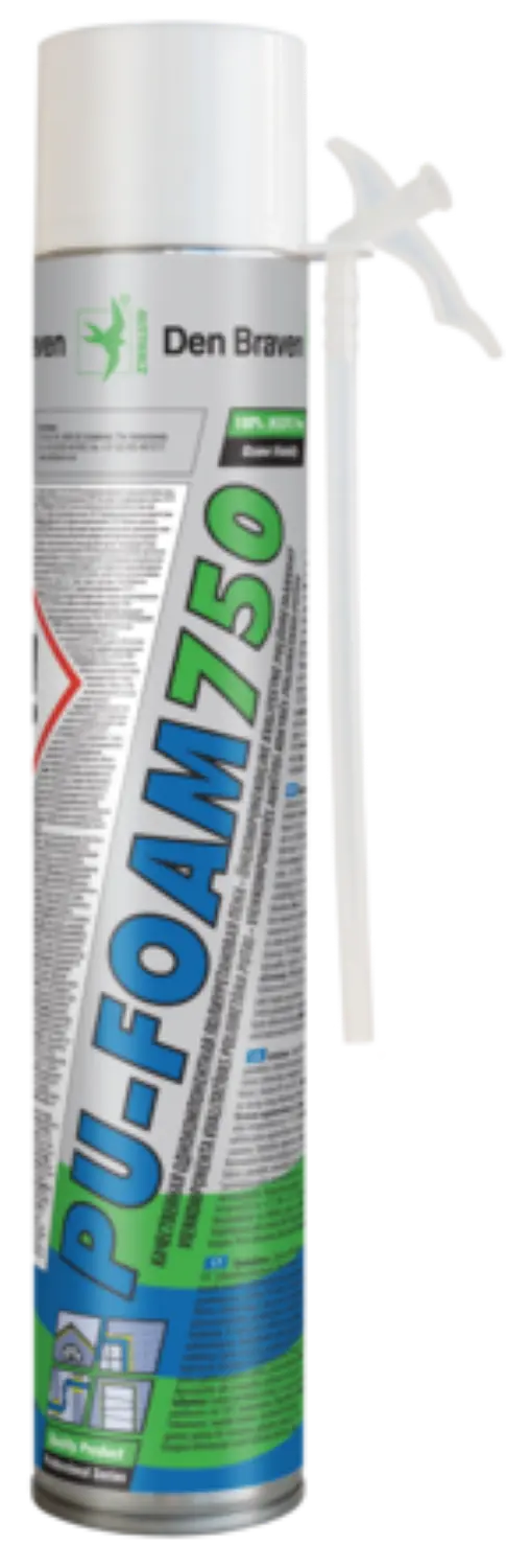 Zwaluw Den Braven 30618553 PU-Foam Montageschuim/PUR - Lichtgroen - 750ml