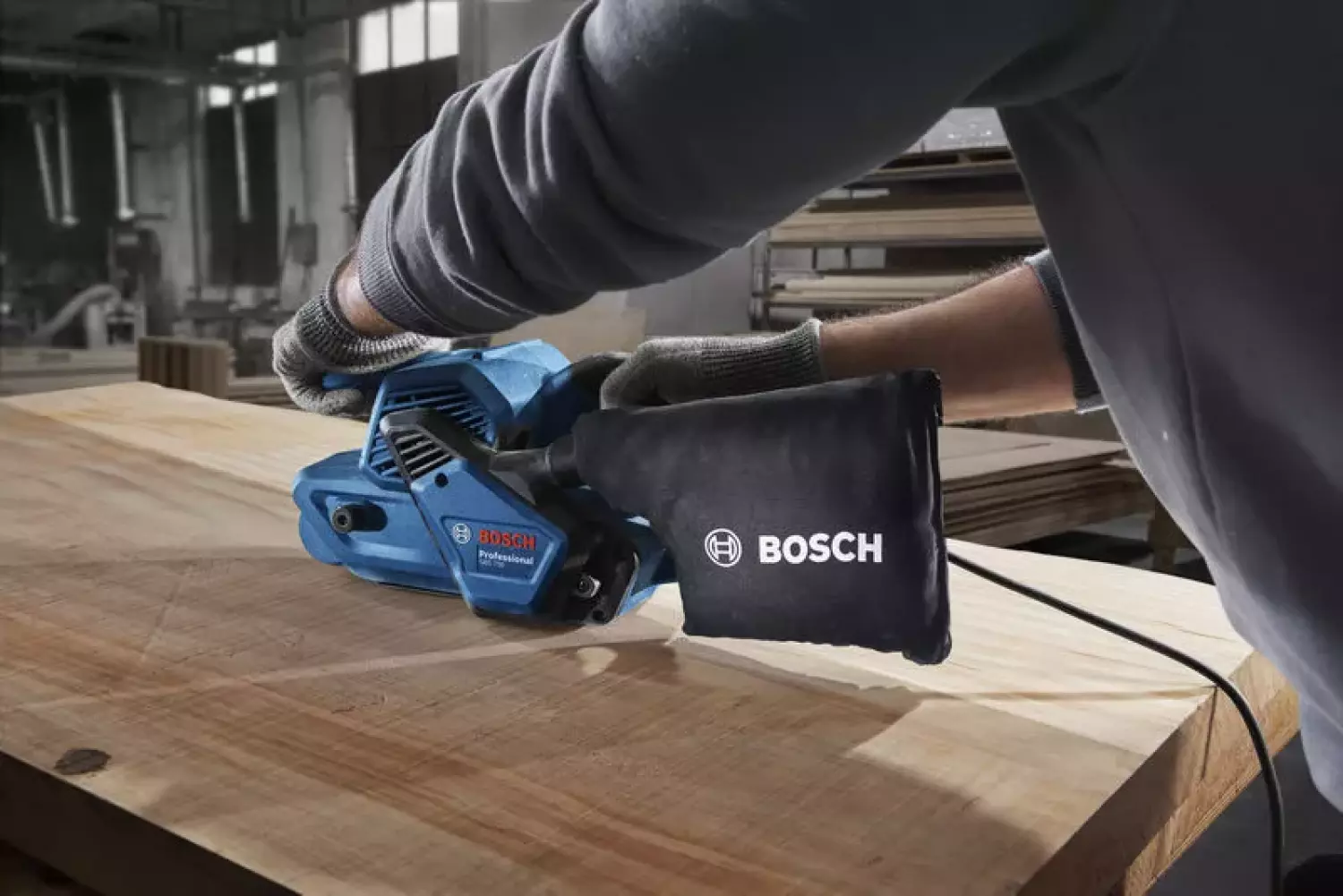 Bosch GBS 750 Ponceuse à bande - 75 x 533 mm-image