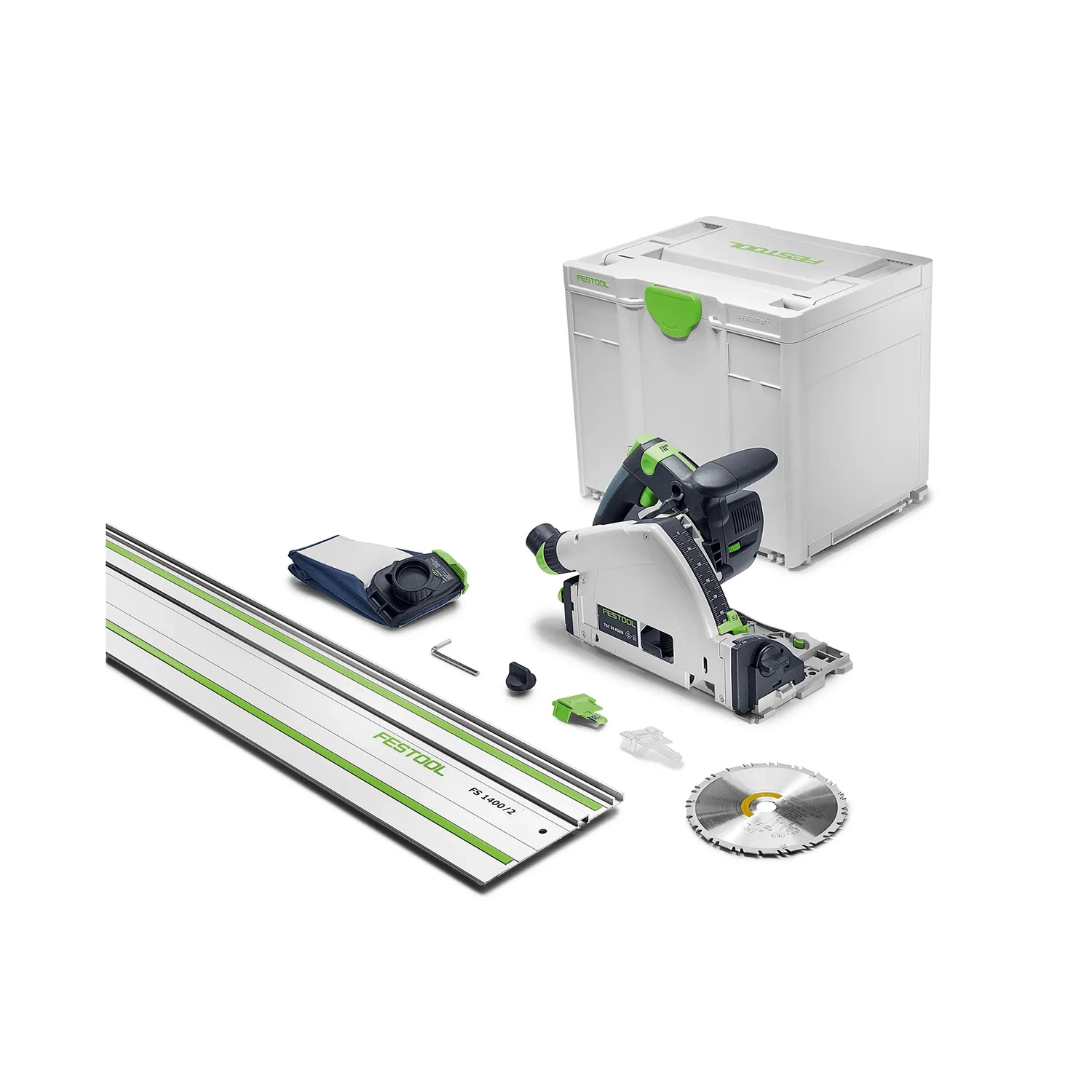 Festool TSC 55 KSEB-Basic Scie circulaire plongeante sans fil 18 V Li-Ion dans un Systainer - 160 mm-image