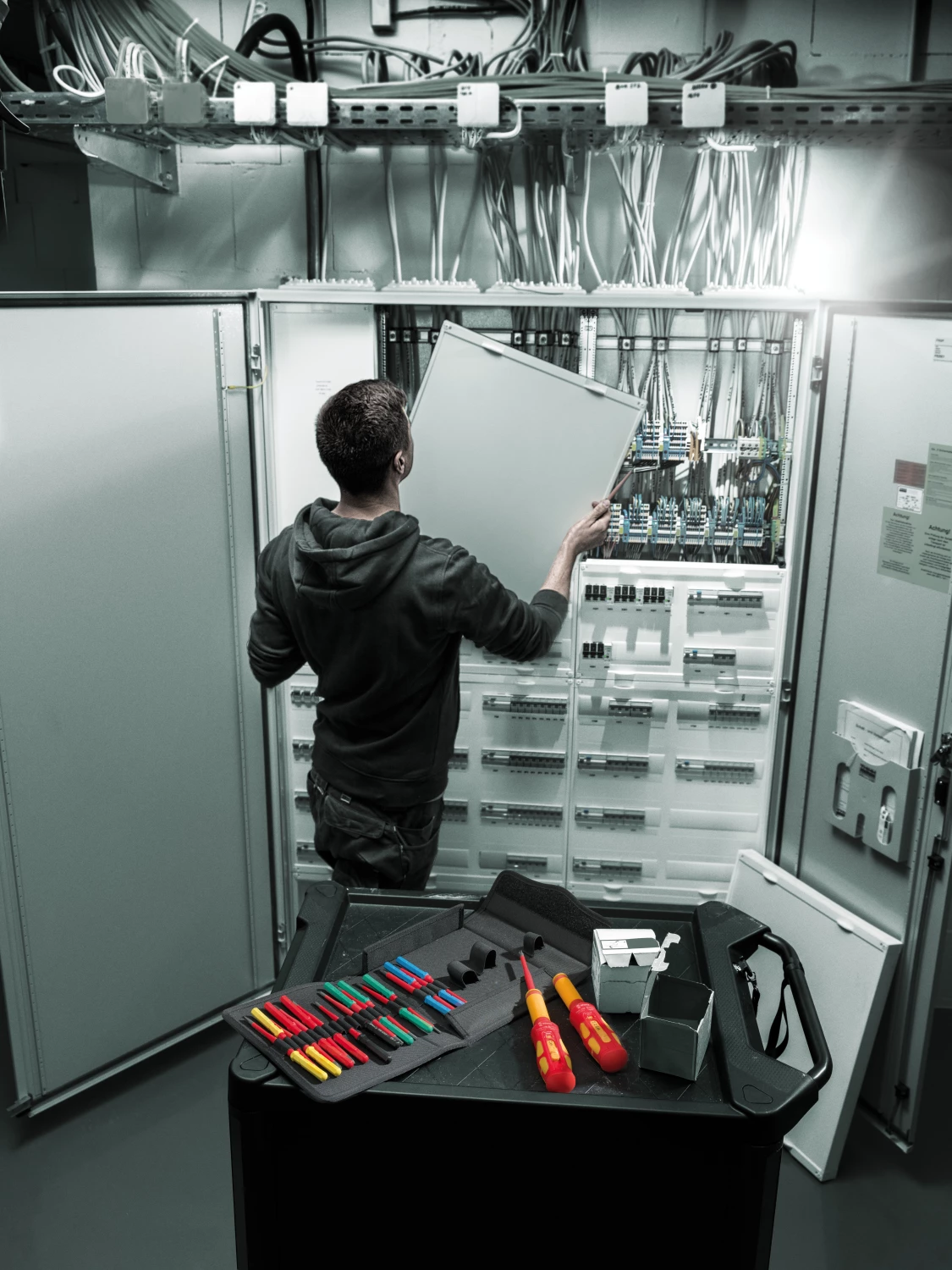 Wera 05006633001 23-delige Kraftform Kompakt VDE Safe-Torque Speed schakelkast set 1 Wisselklingenset in etui-image