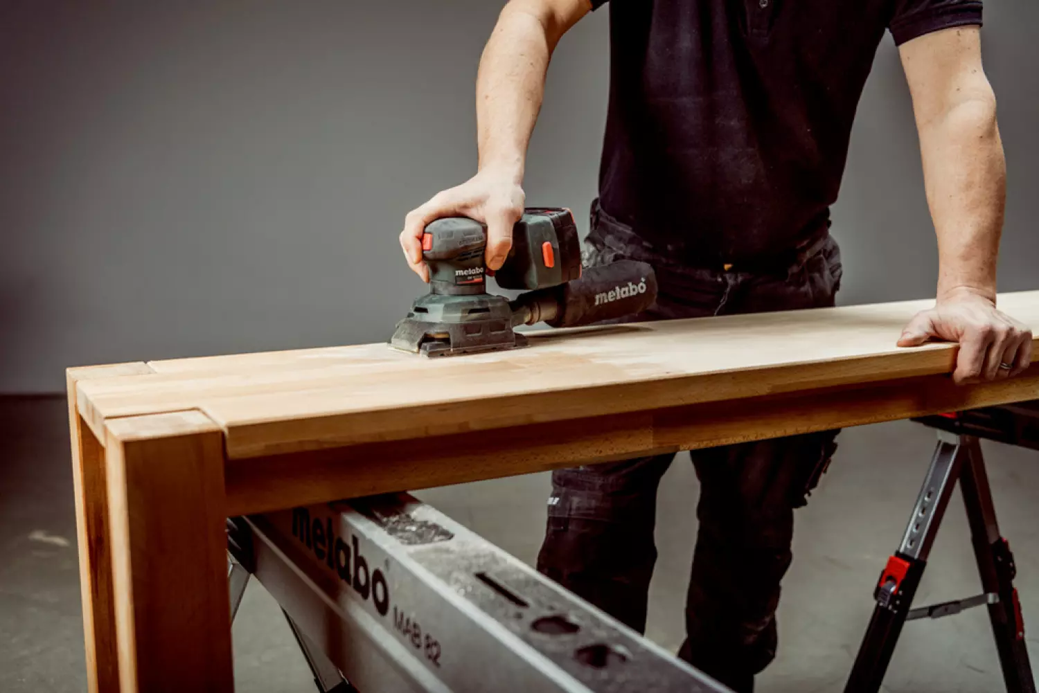 Metabo SM 18 LTX BL ponceuse multifonction sans fil Li-ion 18V - 100x150mm-image