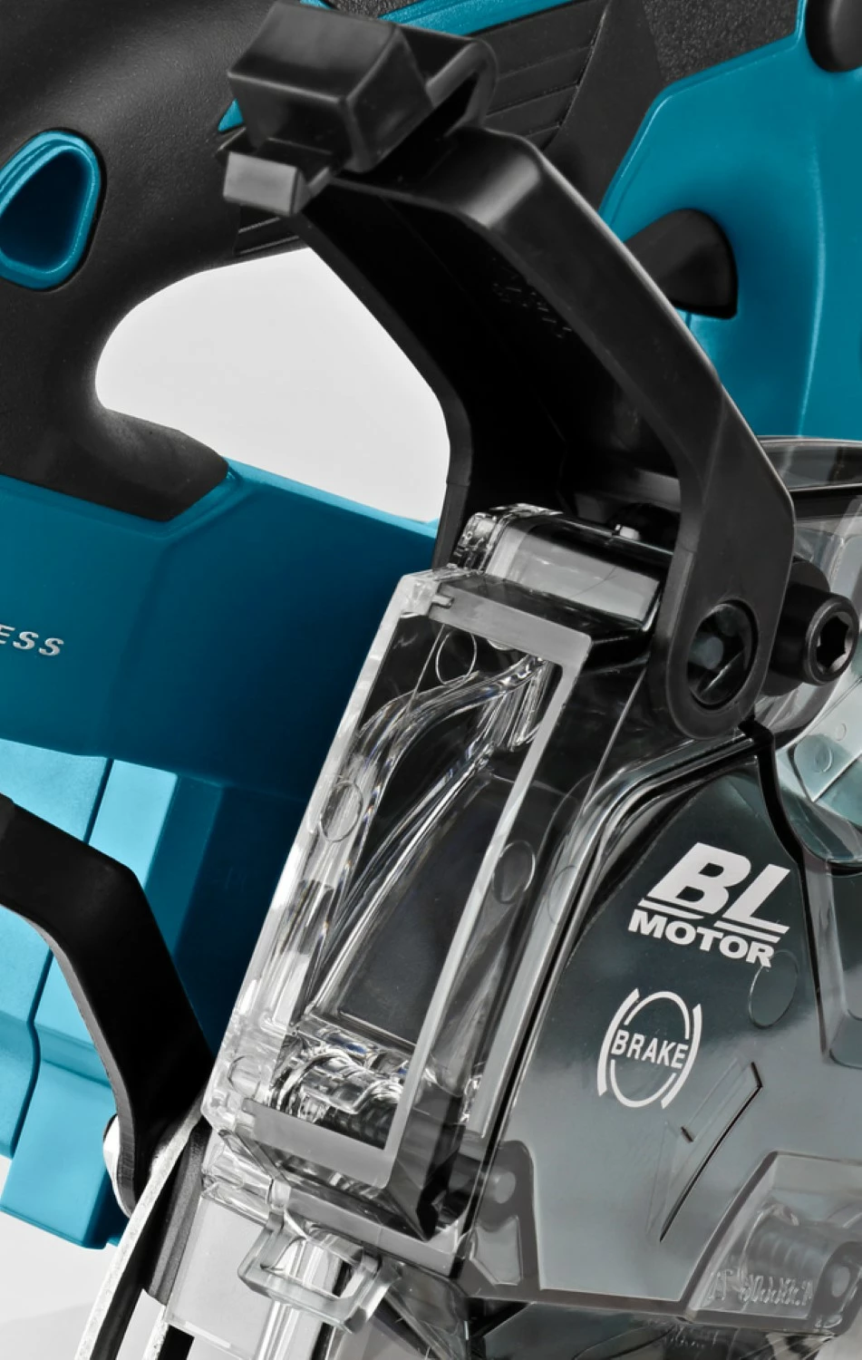 Makita DCS553RTJ 18V Li-Ion batterie scie circulaire à métaux (2x 5,0Ah batterie) dans Mbox - 150 mm - sans charbon-image