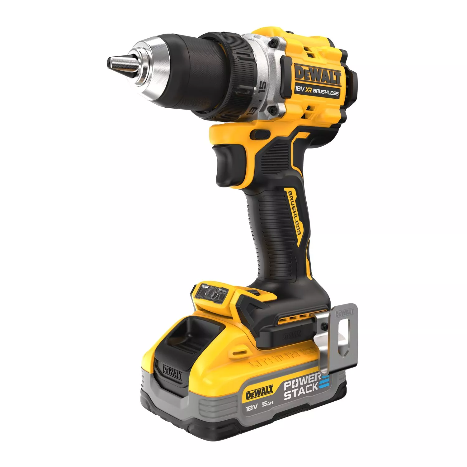 DeWALT DCD800H2T Batterie Li-ion 18 V Ensemble de perceuses à percussion (2 batteries 5,0 Ah) dans TSTAK-image