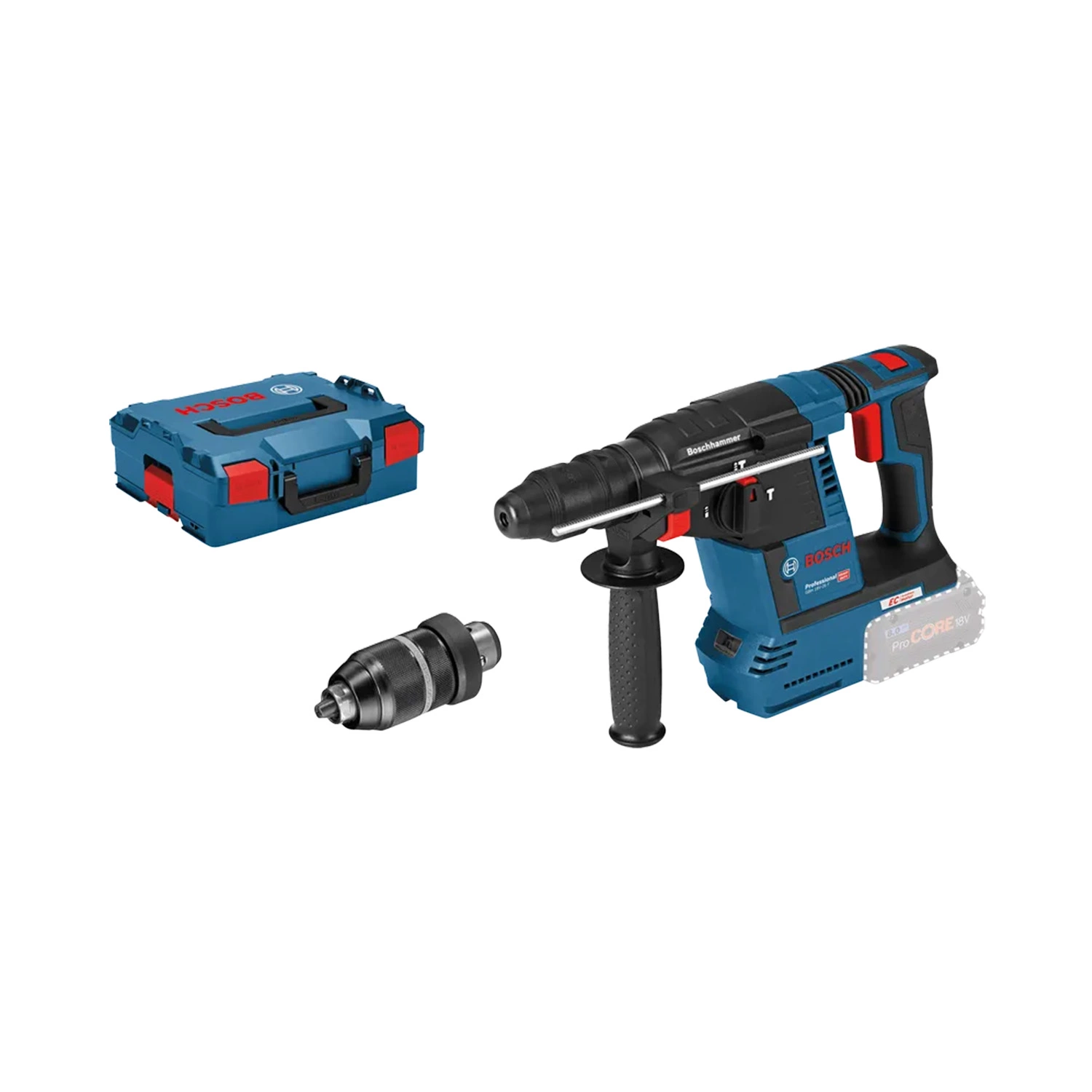 Bosch GBH 18V-26 F 18V Li-Ion accu SDS-plus combihamer body in L-Boxx - 2,6J - koolborstelloos-image
