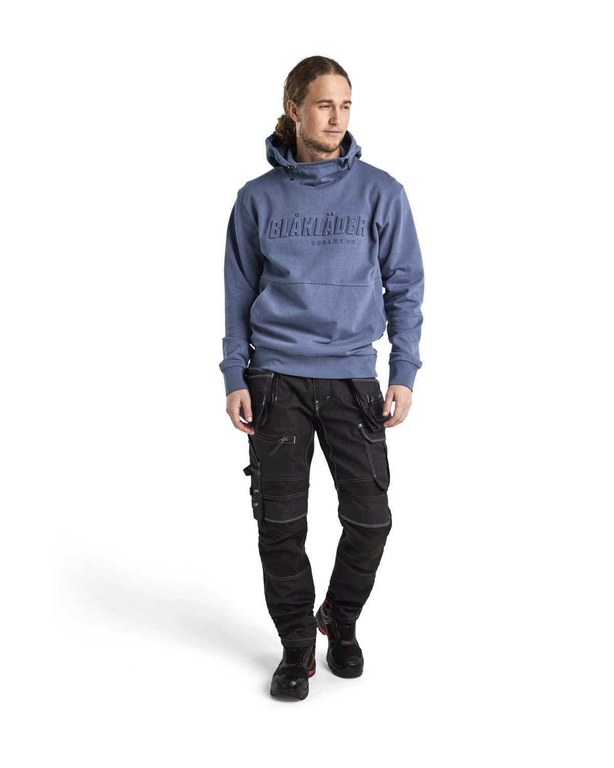 Blåkläder 3530 Hoodie 3D - blauw- limited edition - M-image