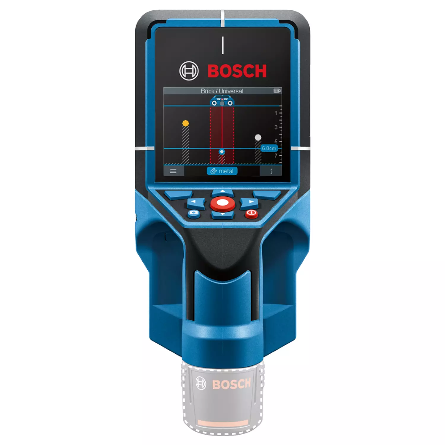 Bosch D-tect 200 C Detector muurscanner body in L-Boxx - 200mm