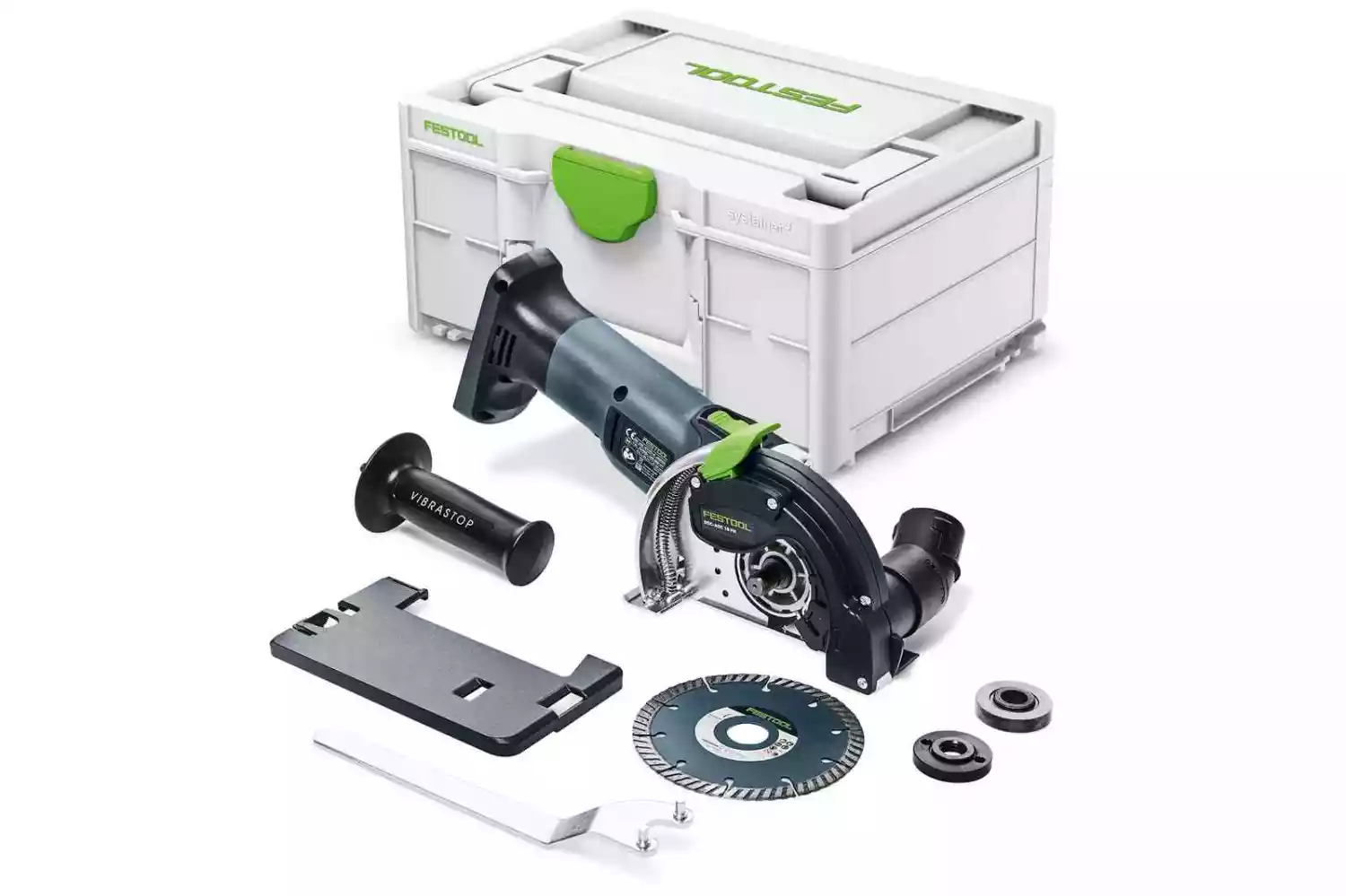 Festool DSC-AGC 18-125 EB-Basic 18V Li-Ion accu tegelslijper body in systainer - 125mm-image
