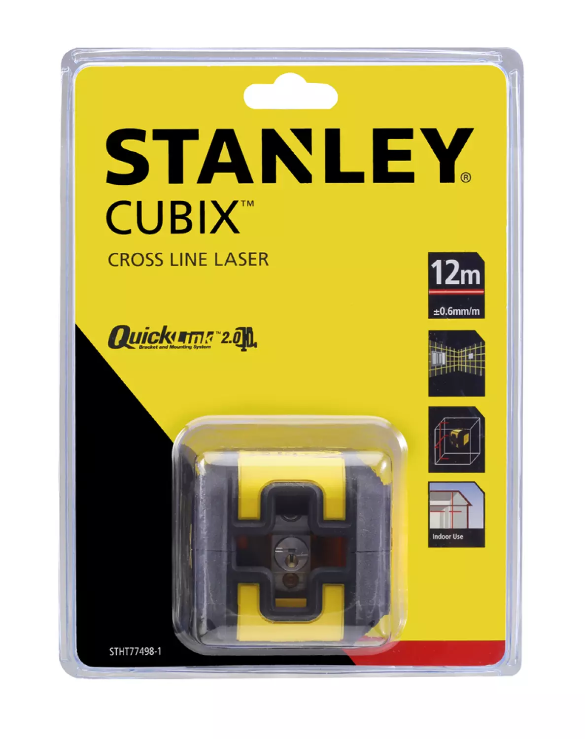 Stanley STHT77498-1 Cubix - Niveau laser Croix Cubix - 2 lignes - 8m-image