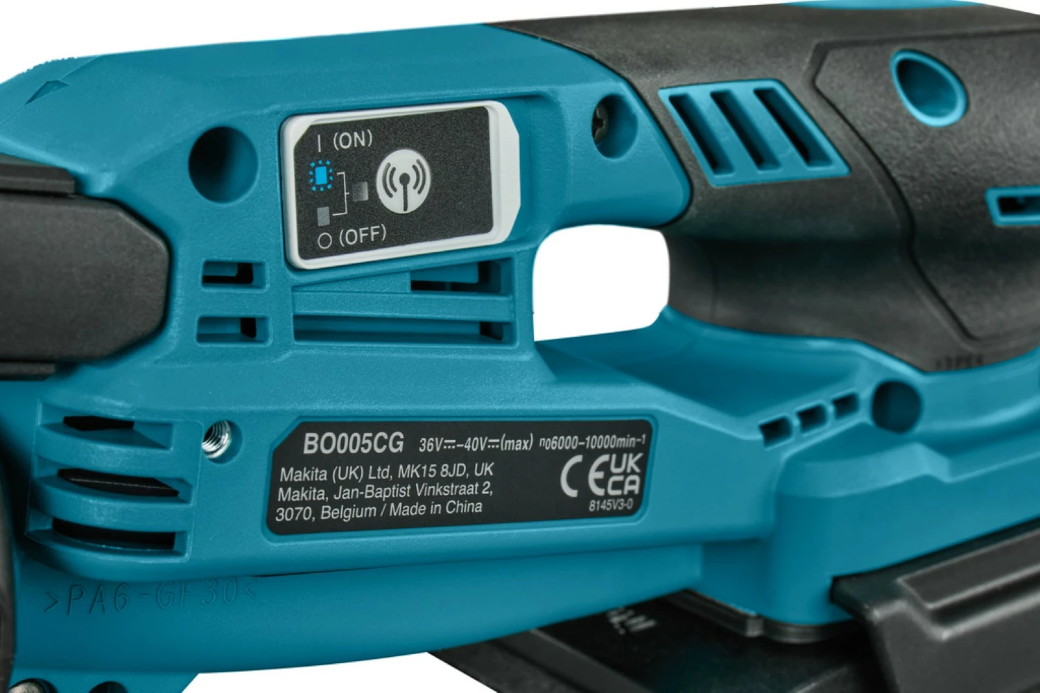 Makita BO005CGZJNL XGT 40V Li-ion accu Handpalm vlakschuurmachine in Mbox - 80x130mm-image