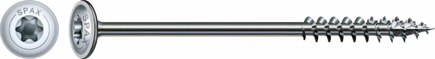 SPAX Hi-Force Spaanplaatschroef - T30 - Discuskop - Deeldraad - WIROX - 100st-image