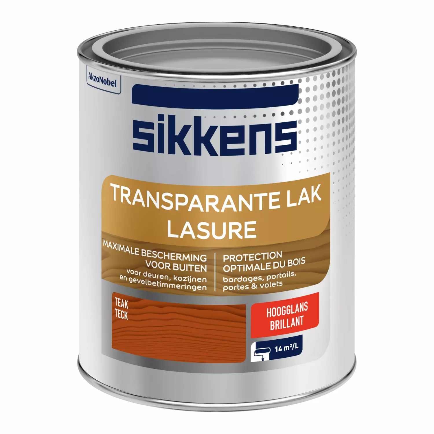 Sikkens Buitenlak Transparant Hoogglans - Teak 085 - 750ml-image