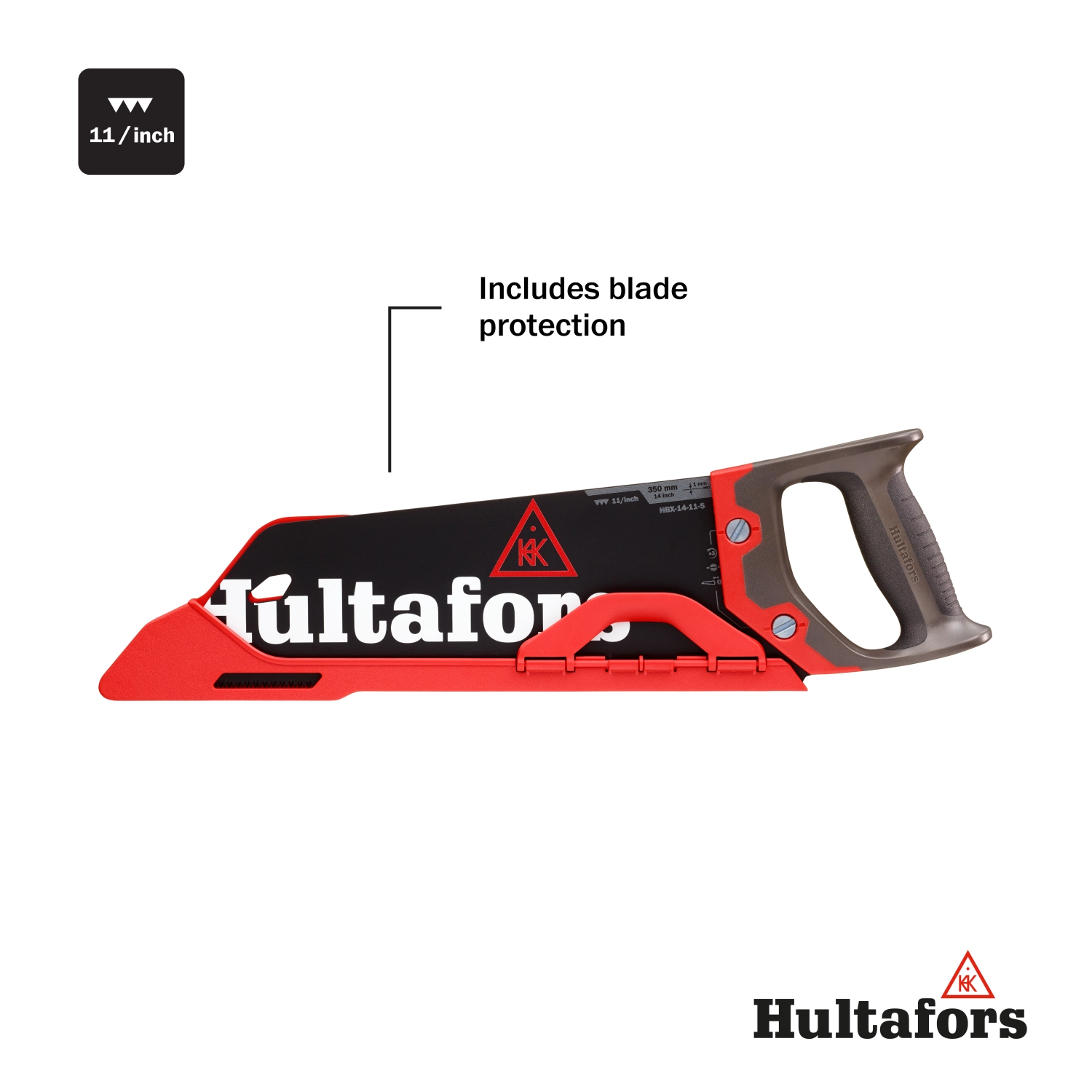 Hultafors HBX-14-11-S - Scie à main courte - 11TPI - 350 mm-image