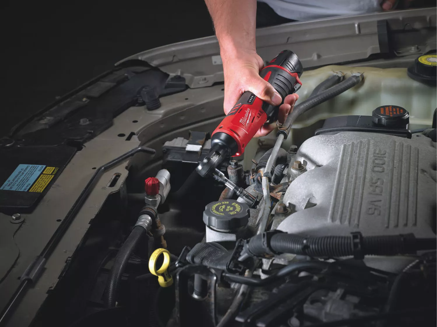 Milwaukee M12 IR-201B(3/8") Li-Ion Clé à cliquet - 12V-image