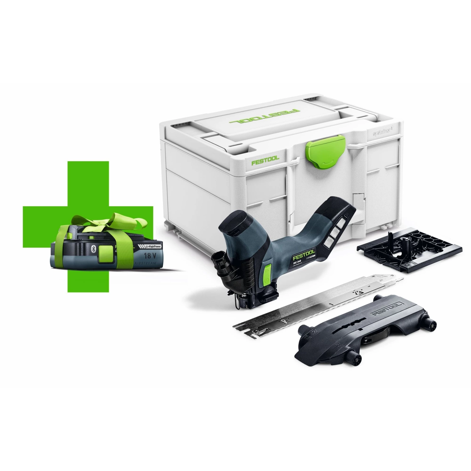 Festool ISC 240 EB-Basic 18V Li-Ion accu Isolatiezaagmachine in systainer - met 4.0Ah accu-image