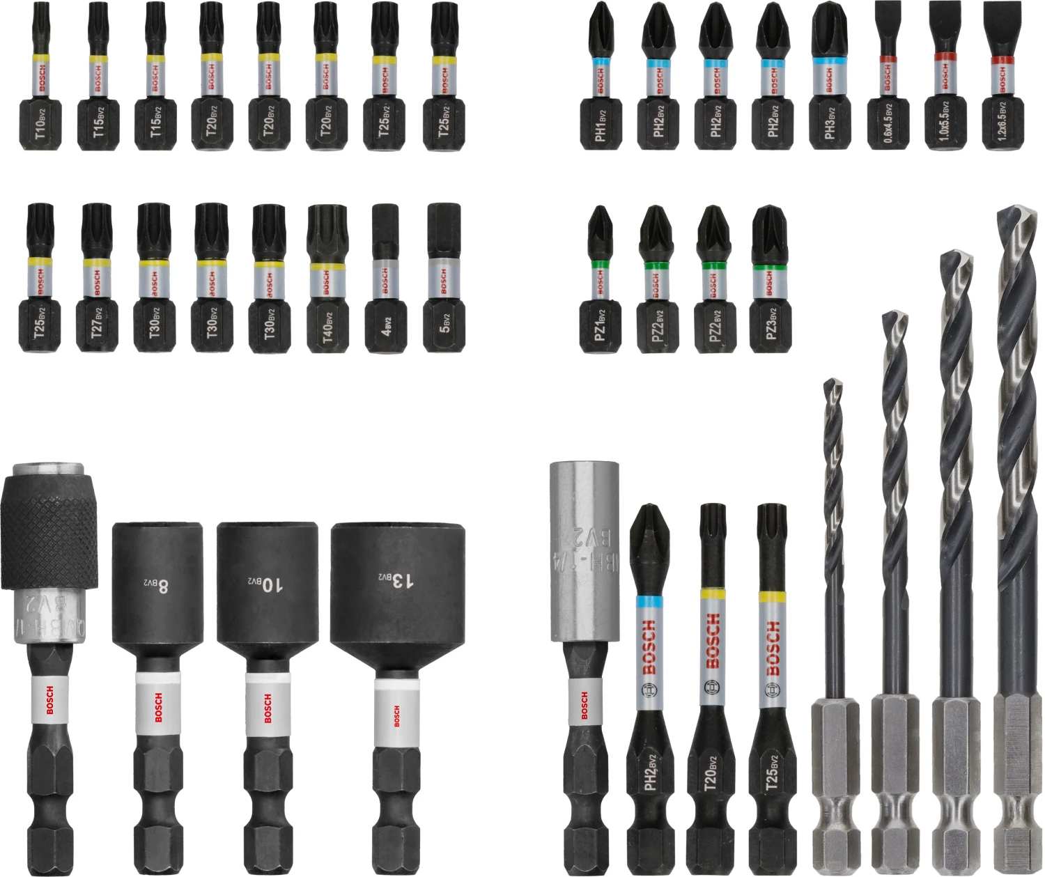 Bosch 2608521U86 40-delige PRO Impact schroefbits en Metaalboren - gemengde set-image