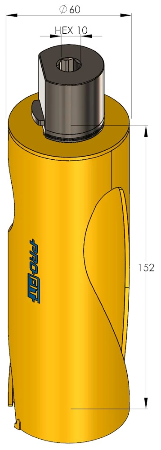 ProFit 9281060 Scie cloche longue multi-usages - 60mm-image