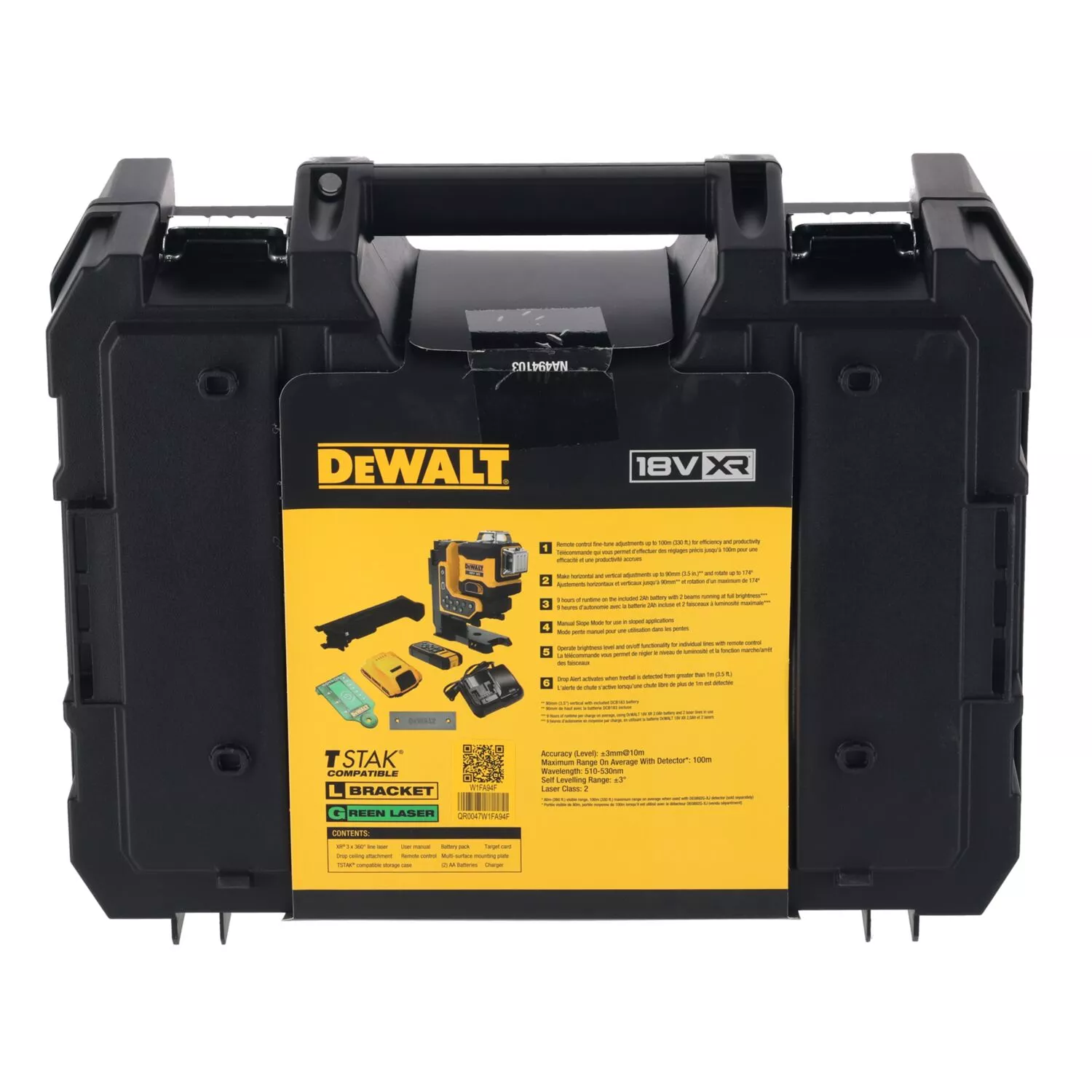 DeWALT Kruislijnlaser DCLE34035D in koffer - groen - 3 lijnen - 80m - IP54-image