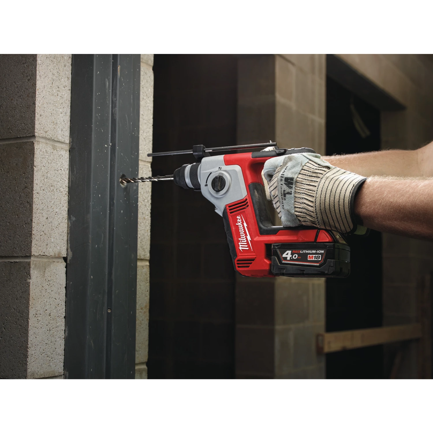 Milwaukee M18 BH-0 Marteau perforateur SDS-plus sans fil 18V Li-Ion (machine seule) - 1,2J-image