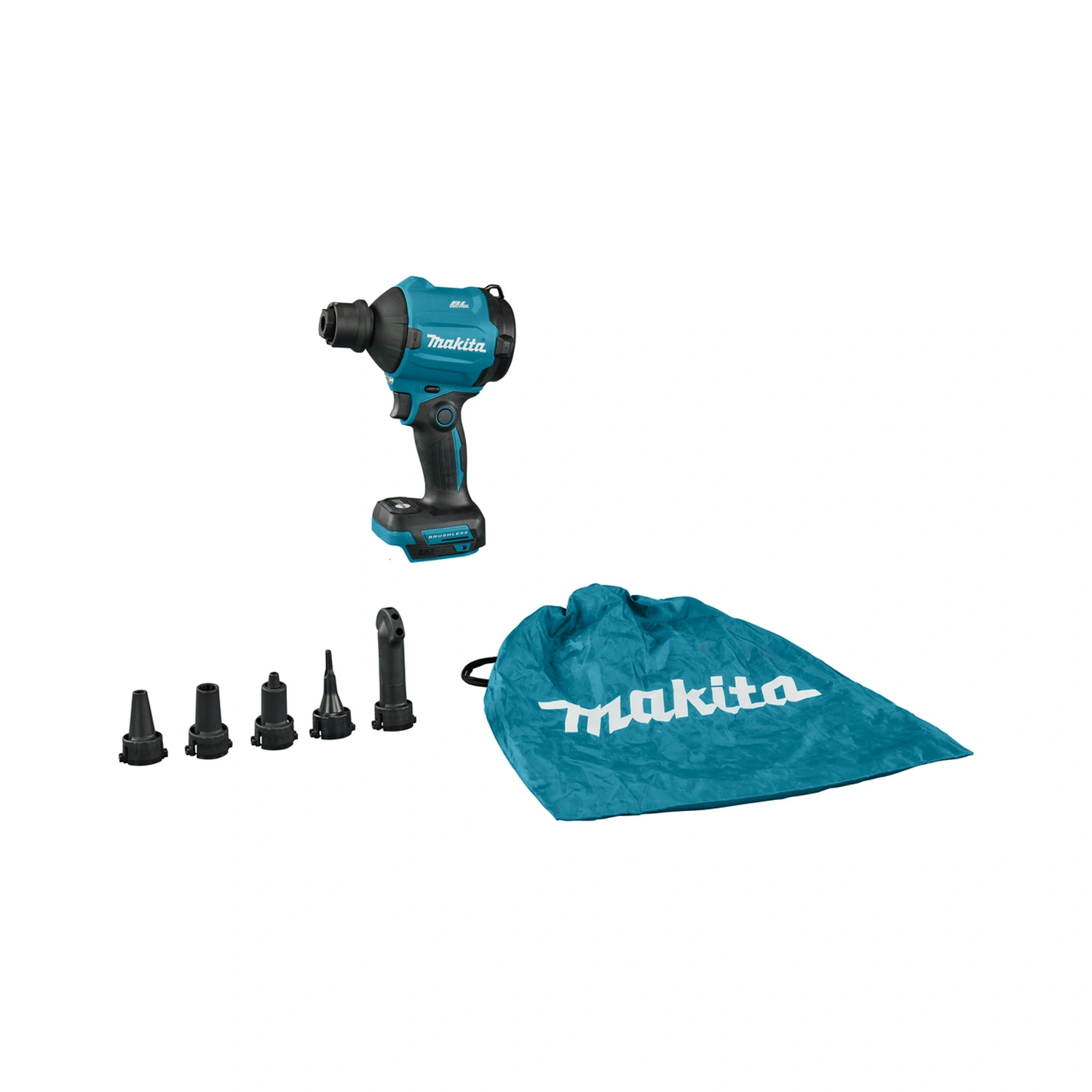 Makita DAS180Z LXT 18V Li-ion Accu Blaas- en Zuigmachine in Gereedschapszak Body - 200m/s