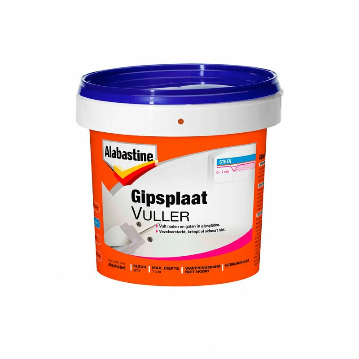 Alabastine Mastic pour plaques de plâtre  -  Pâte  - 2,5L