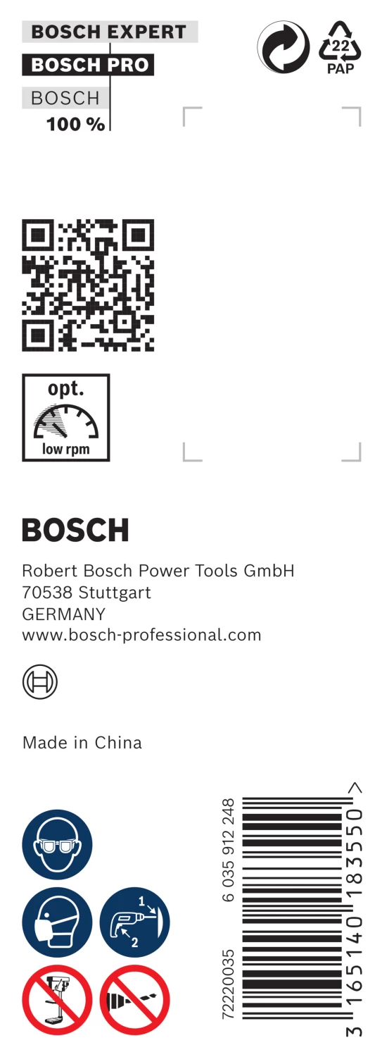 Bosch 2608597646 - Mèche à bois hélicoïdale, six pans 20 x 385 x 450 mm, d 11,1 mm-image