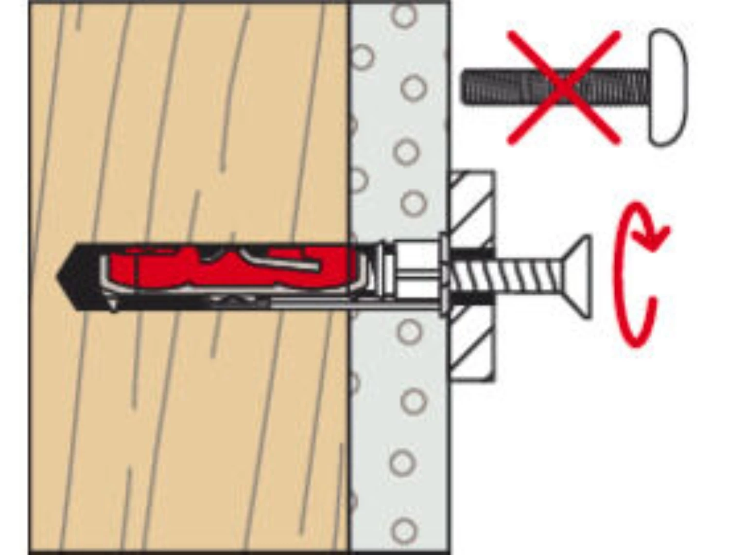 Fischer 537261 Hollewandplug DuoTec 10 S - 10 x 50 mm (10st)-image