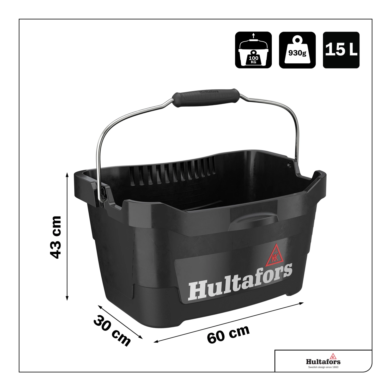Hultafors 590101 Caisse à outils-image