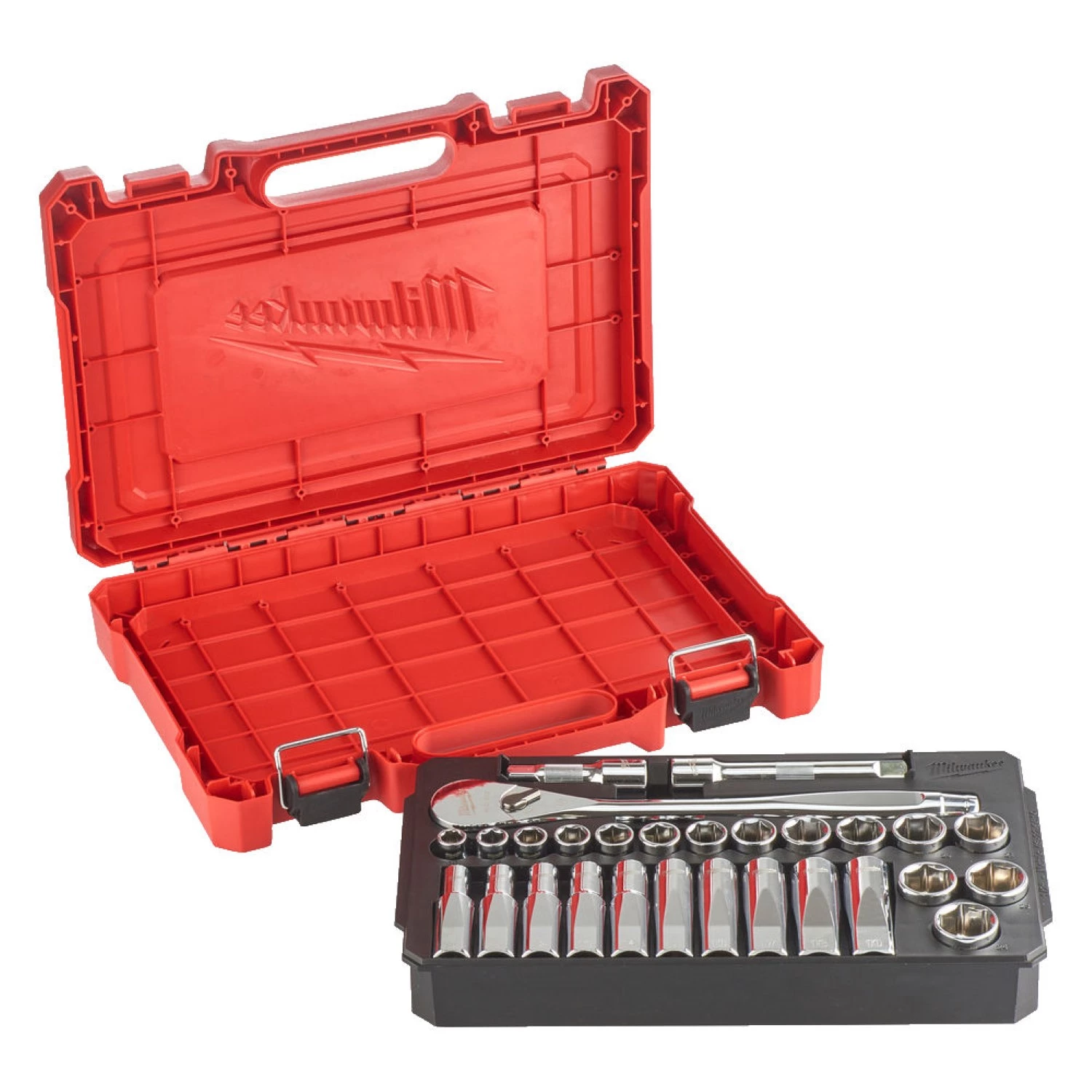 Milwaukee 4932471864 Metrische 1/2 ratel + 28-delige doppenset-image