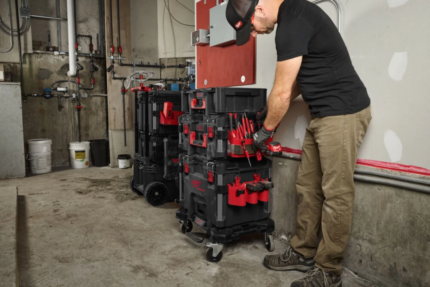 Milwaukee 4932498646 PACKOUT™ Support latéral pour batterie M12™-image