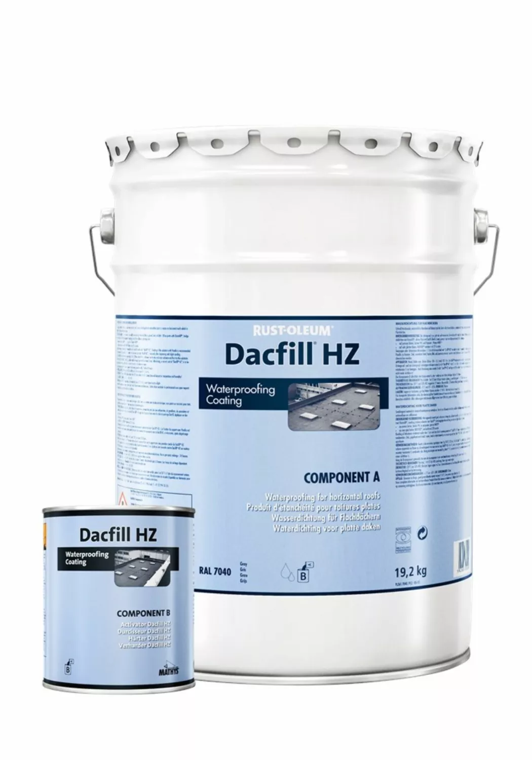 Rust-Oleum Dacfill Hz - Ral 7043 - 19,2 Kg-image