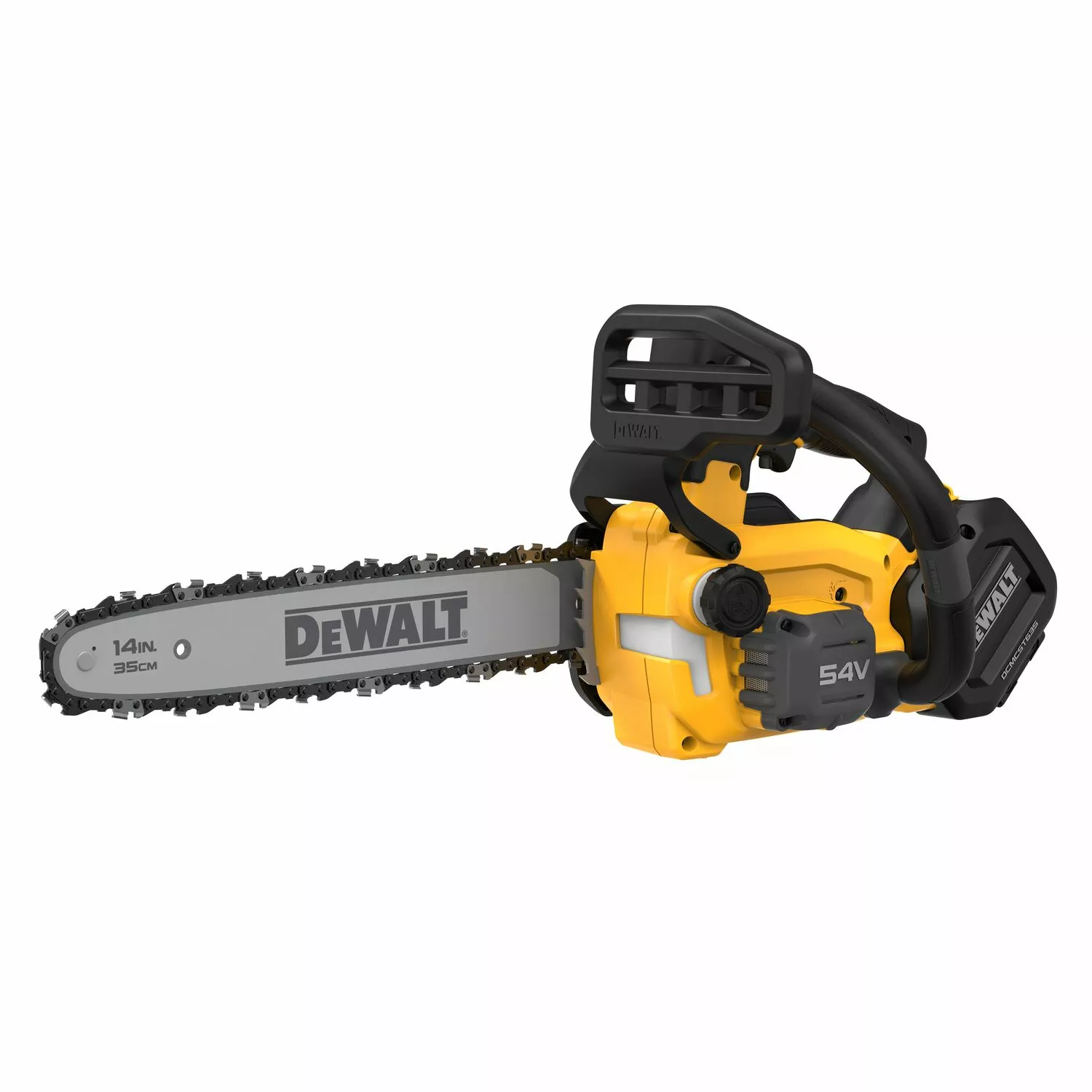 DeWALT DCMCST635X1 54V XR FLEXVOLT Ensemble de Tronçonneuse à Manche Supérieur sans Fil (1x Batterie 9.0Ah) - Moteur sans Balais - 35cm-image