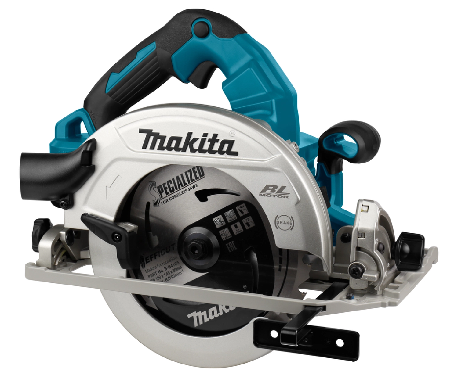 Makita DHS783ZJU Scie circulaire sans-fil - 2 x 18V Li-ion - 190 mm - Machine seule-image