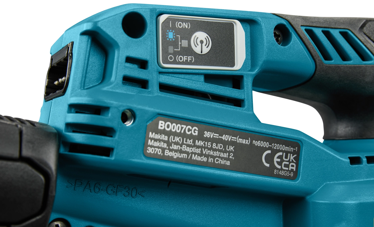 Makita BO007GZ01 XGT 40V Li-ion ponceuse vibrante sans fil en Mbox - 93x185mm-image