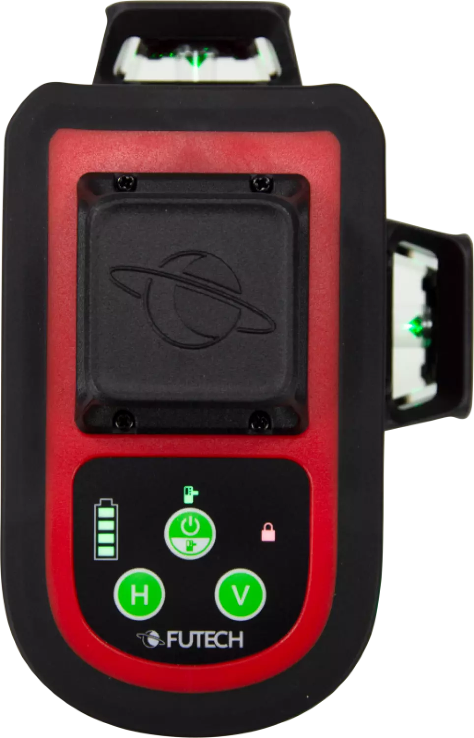 FUTECH MC3D Multicross 3D Compact, kit laser à lignes croisées avec trépied dans une mallette - vert - 2x 150 m - 3 lignes + maillot de la Coupe du monde BE-image