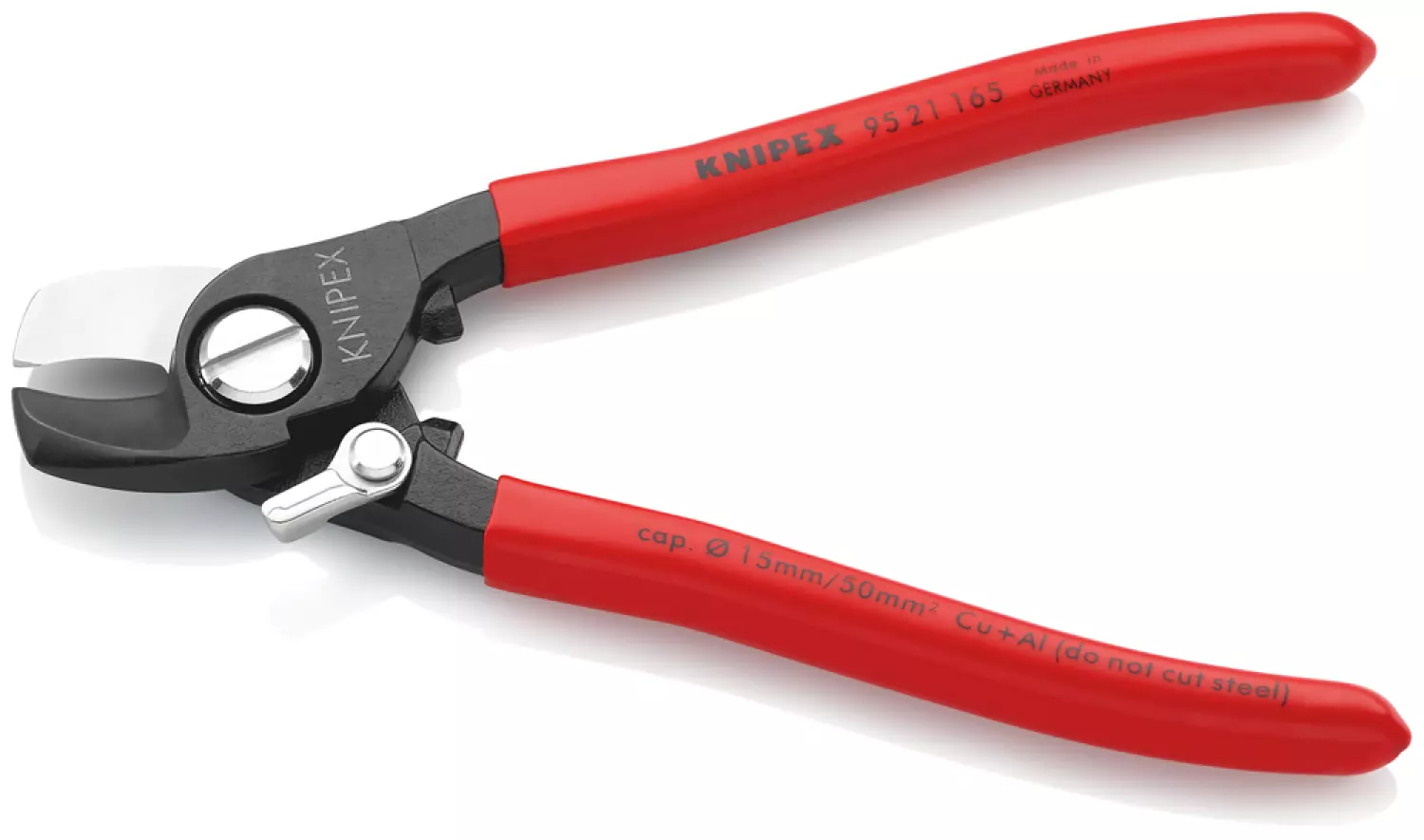 Knipex 9521165 Kabelschaar met openingsveer - 165mm-image