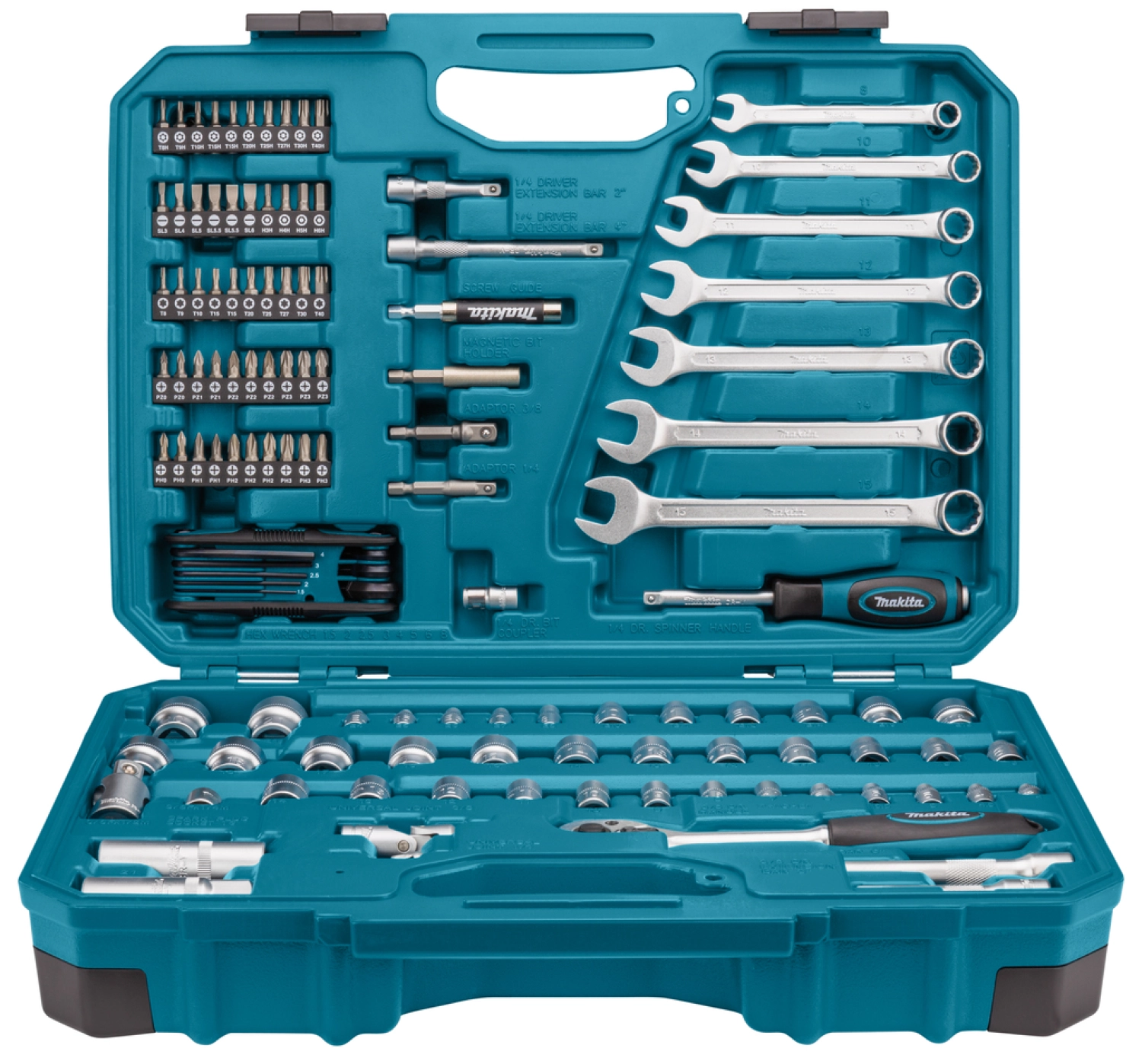 Makita E-06616 - Set d'outils dans coffret (120 pcs)-image