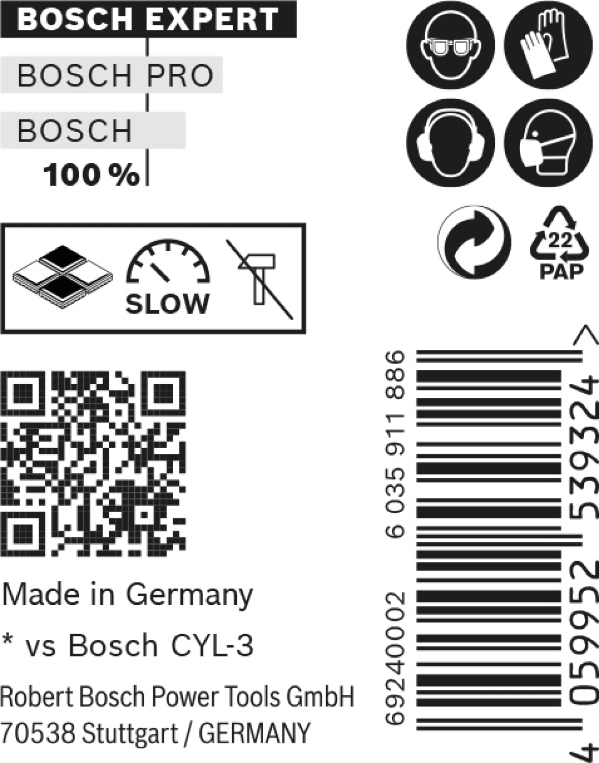 Bosch 2608900640 EXPERT Universeelboor CYL-9 MultiConstruction - 6x60x100mm (10st)-image