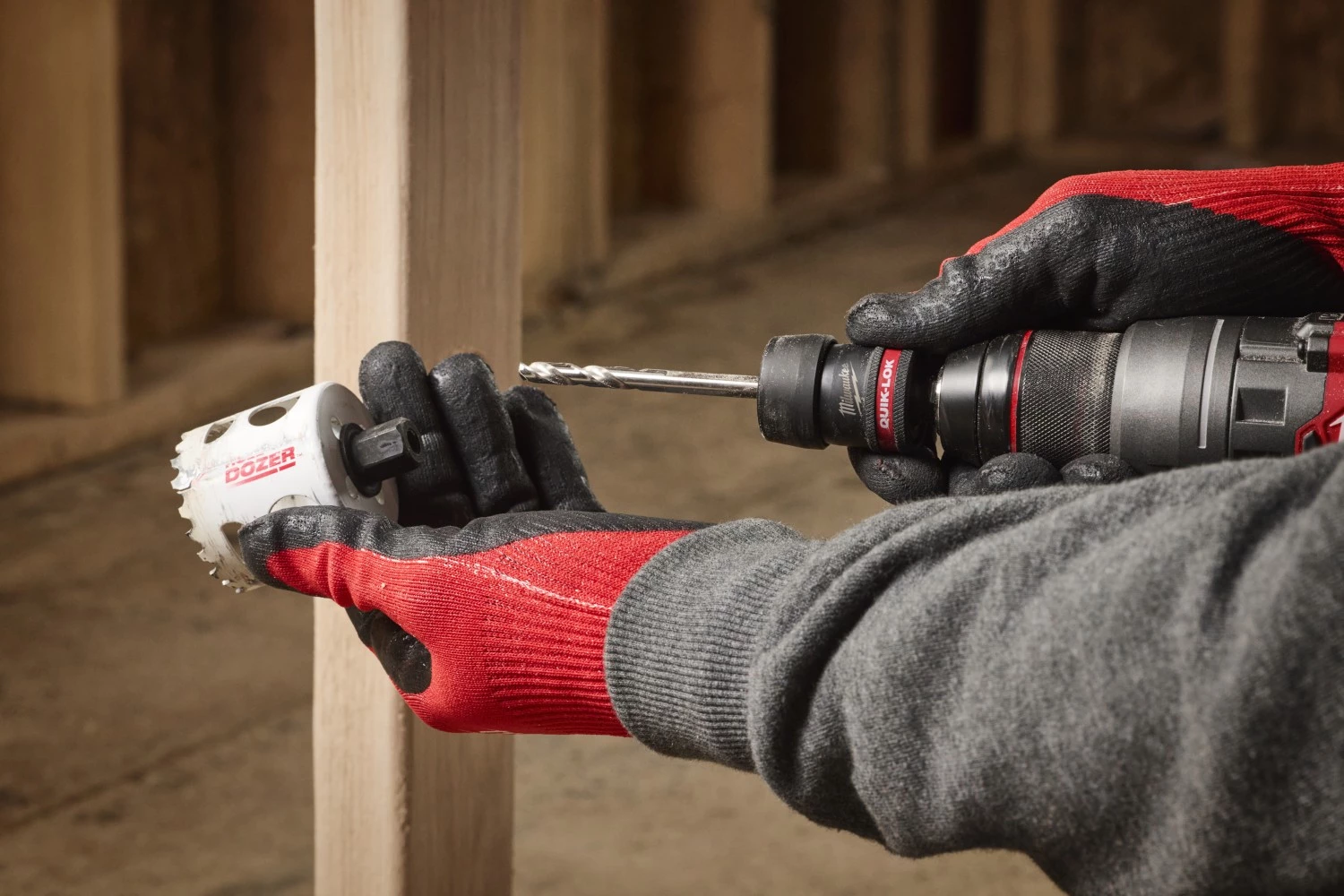 Milwaukee 4932500552 Quick-lock universele gatzaaghouder adapter XL - 32-210mm - 5st
