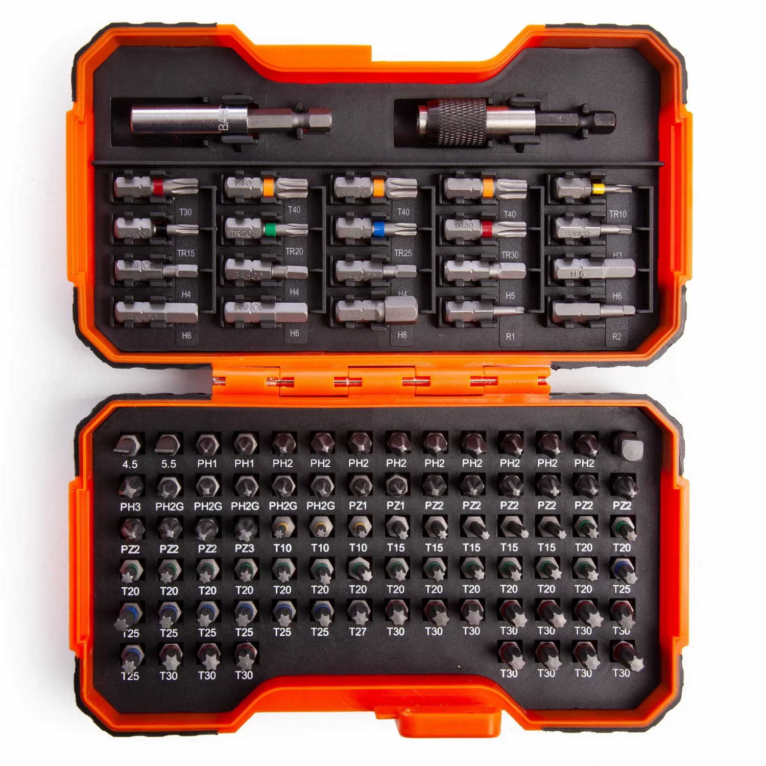 Bahco 59/S100BC 100-Delige Bitset - Gleuf-, Phillips®, Pozidriv®, Hexagon, Robertson en Torx®-image