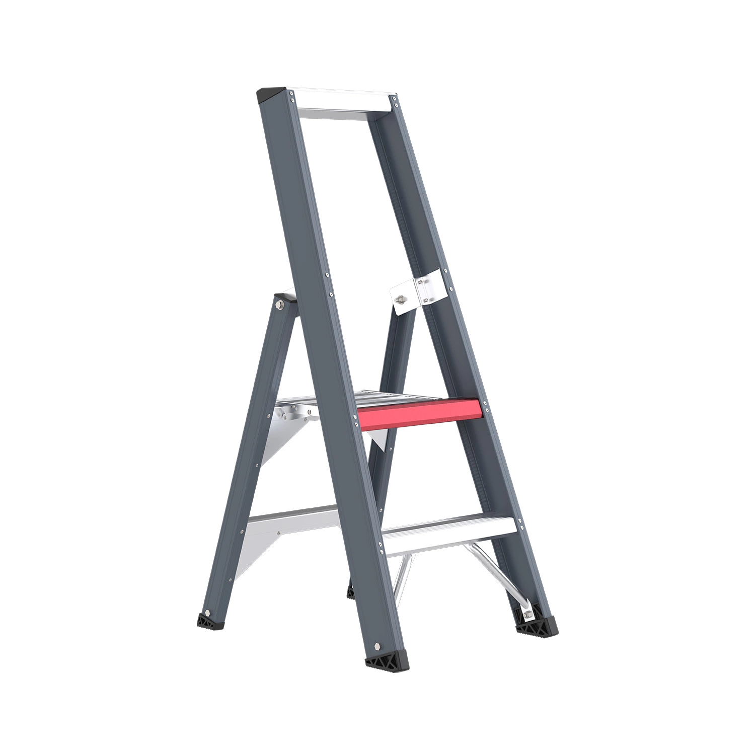 Altrex Falco FEO 2 Escabeau - Simple - Aluminium avec revêtement - 3 marches - max. hauteur de travail 2,5m