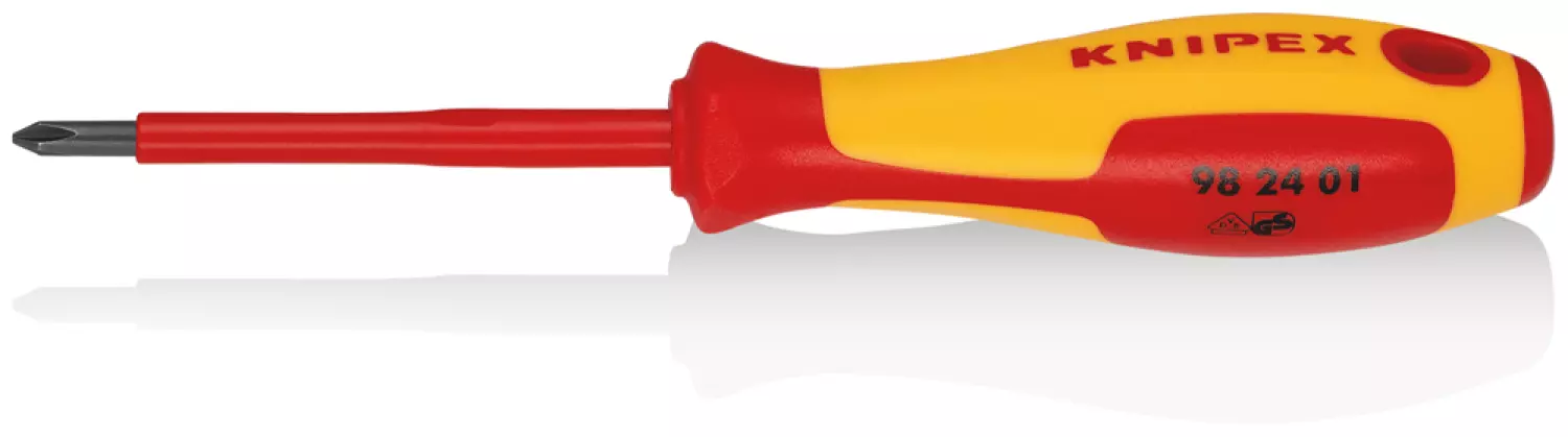 Knipex 98 24 01 Schroevendraaier - Phillips - PH1 x 80mm-image